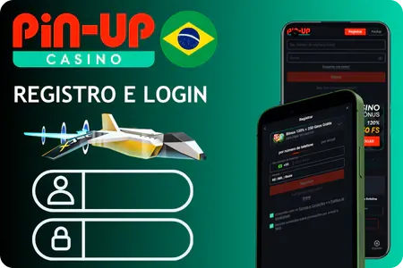 Registro e Login no Pin-Up JetX