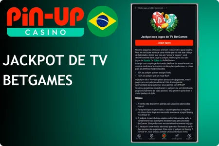 Pin Up  Jackpot de TV da BetGames